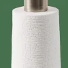 CASA WHITE ELEGANCE Dispenser Per Sapone Bianco, Argentato| Accessori Da Lavandino